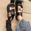 Dép Sandal Nữ EVA Đế Cao 6cm Siêu Nhẹ Siêu Êm Chống Trượt Kiểu Dáng Dễ Thương Với Gấu & Tim Phù Hợp Đi Học Đi Chơi.-2QT1