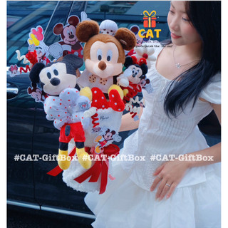 hoa gấu bông mickey, bó hoa mickey minnie, hoa sinh nhật dễ thương ,quà tặng sinh nhật bạn gái, hoa gấu 20/10