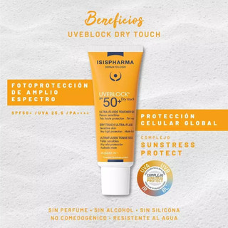 Kem Chống Nắng ISIS Pharma Uveblock Fluid SPF50+ 40ml – Dành Cho Da Nhạy Cảm, Bảo Vệ & Dưỡng Da Hiệu Quả