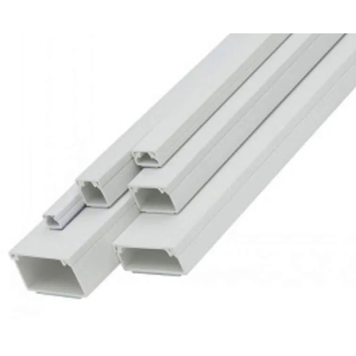 Product image ống PVC luồn dây điện (cây dài 2,9m, cắt đôi khi giao) VÀ Nẹp vuông luồn dây điện (cây dài 1.7 mét) 2