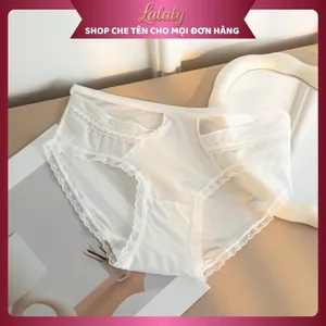 Quần lót cotton trắng mịn Lalaly L12, chất liệu cao cấp mềm mại – mang lại vẻ đẹp nữ tính tinh tế