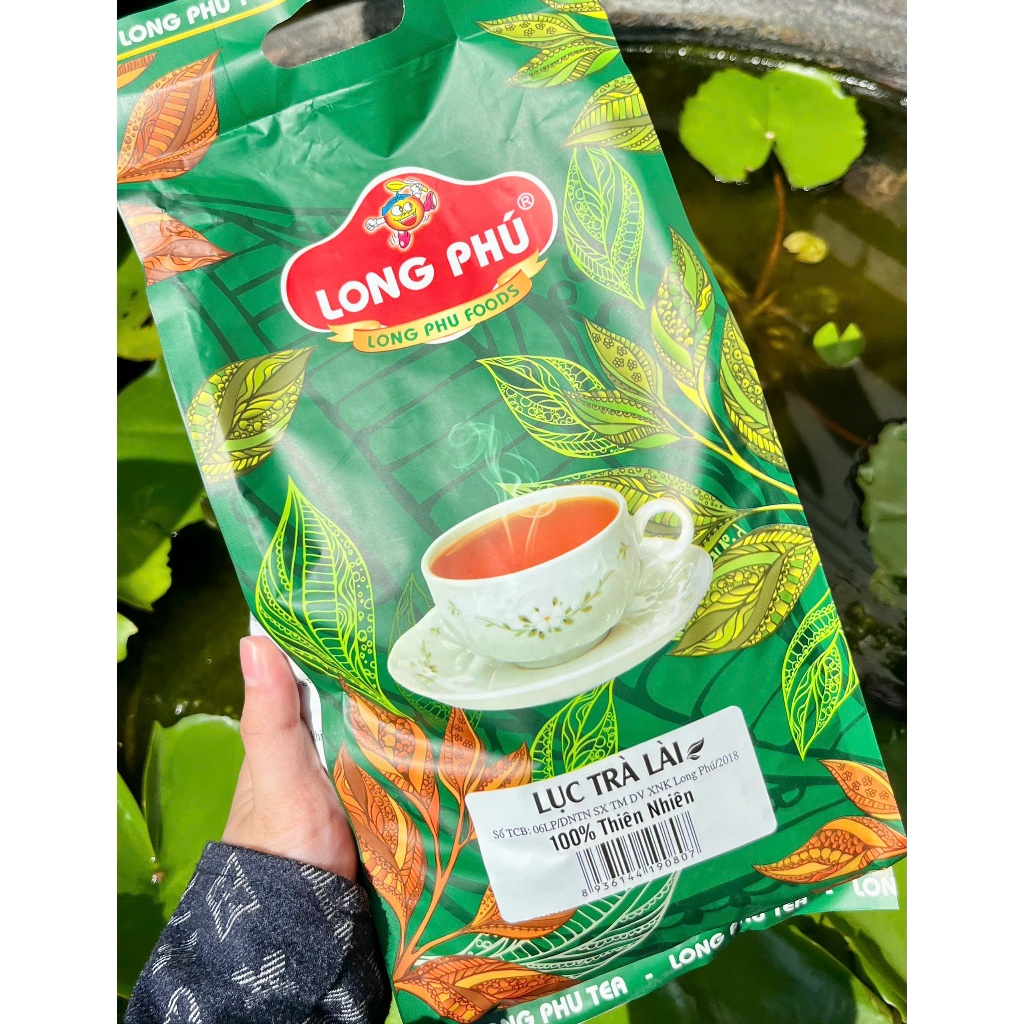 Lục Trà Lài Long Phú Gói 500g – Nguyên Liệu Trà Sữa, Hương Lài Thanh Mát, Nước Trà, Chè