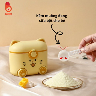 Hộp đựng sữa bột, hộp đựng đồ khô 360ml tiện dụng cho bé khi đi chơi, du lịch