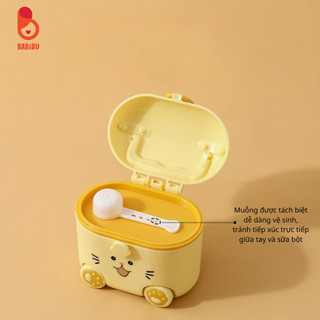 Hộp đựng sữa bột, hộp đựng đồ khô 360ml tiện dụng cho bé khi đi chơi, du lịch