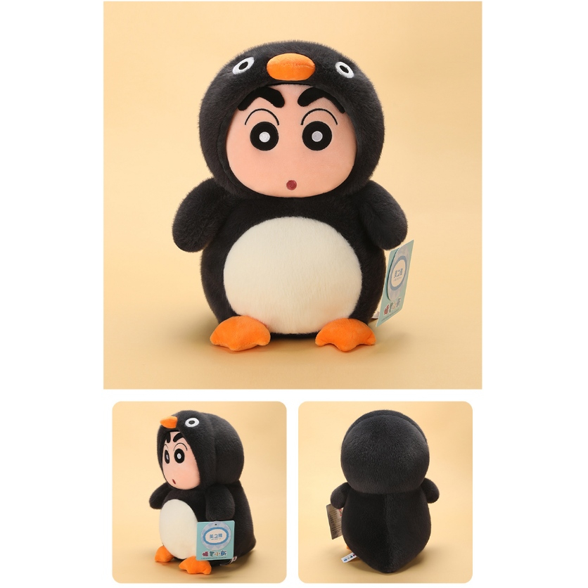 Gấu Bông Shin Chan Cosplay Động Vật Size 25Cm Chất Liệu Lông Thỏ Mềm Mại Làm Quà Tặng Cho Bé, Trẻ Em