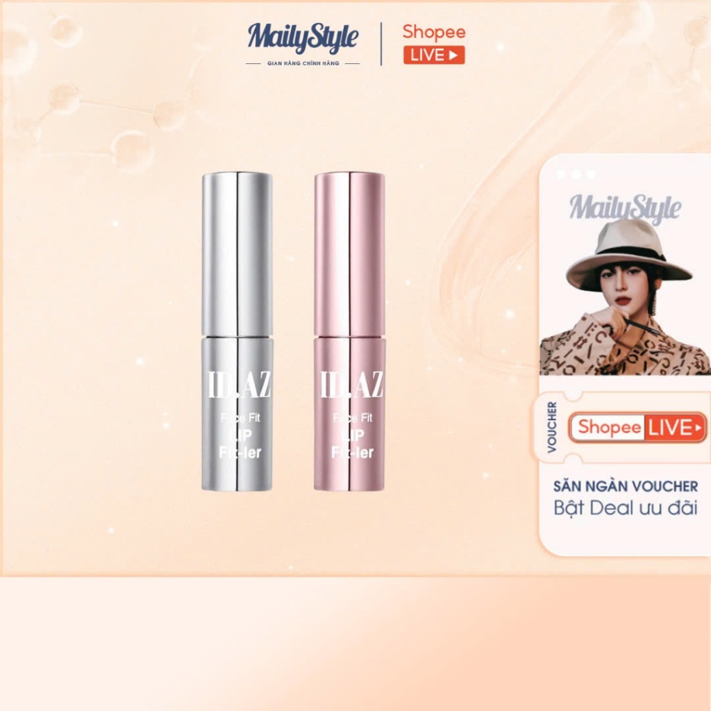 M35_ [ KÈM QUÀ ] Son dưỡng ID PLACOSMETICS Face Fit Lip Fit-ler