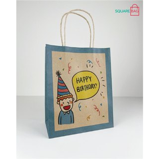 TÚI GIẤY KRAFT SINH NHẬT BIRTHDAY. COMBO 10 TÚI
