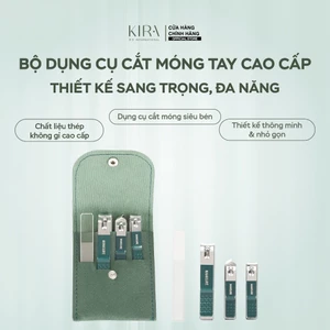 Trọn bộ dụng cụ chăm sóc móng – chất liệu thép không gỉ, bền bỉ & an toàn