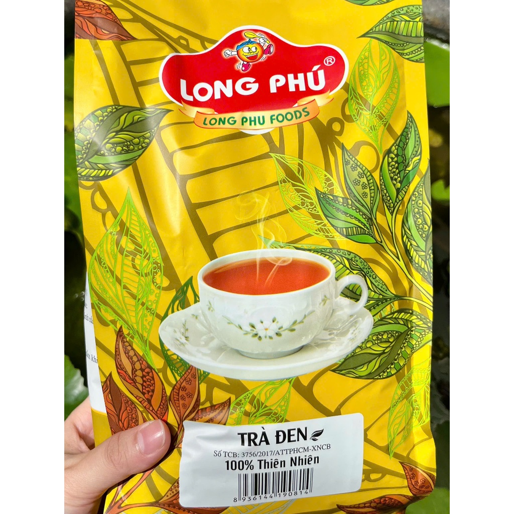 Trà Đen (Black tea) LONG PHÚ Gói 500g - Nguyên Liệu Trà Sữa, Thơm Đậm Vị Trà, Nước Trà, Chè