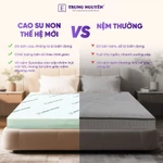 Nệm cao su non thế hệ mới Nệm Trung Nguyên, nệm cao su cao cấp ôm sát nâng đỡ cơ thể chống đau lưng — ảnh 3
