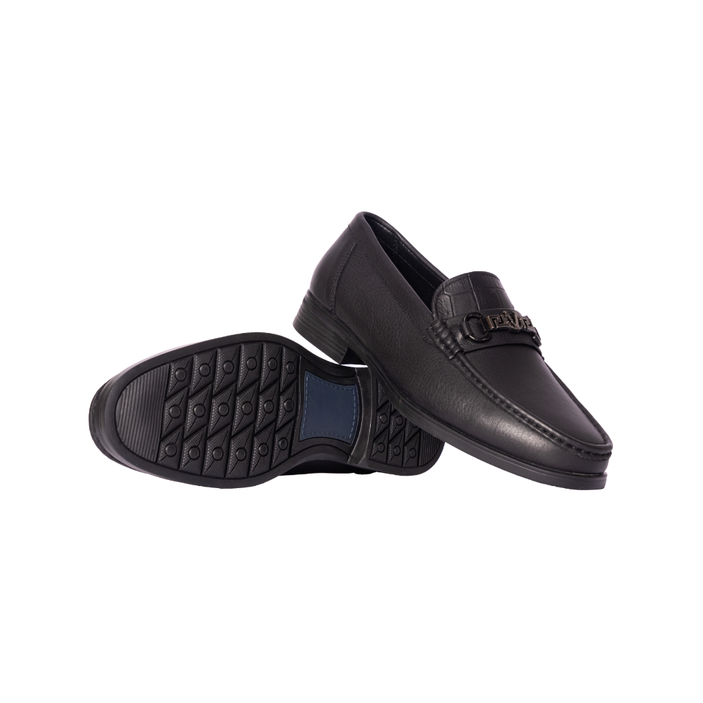 Giày da nam cao cấp Masculine GSP505 – Giày lười nam da bò thật phom dáng công sở đế chống trượt