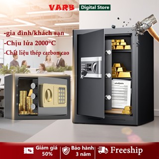 két sắt điện tử thông minh an toàn điện tử gia dụng50cm，2 Phương Thức Mở Khóa, Bảo Mật Cao An Toàn