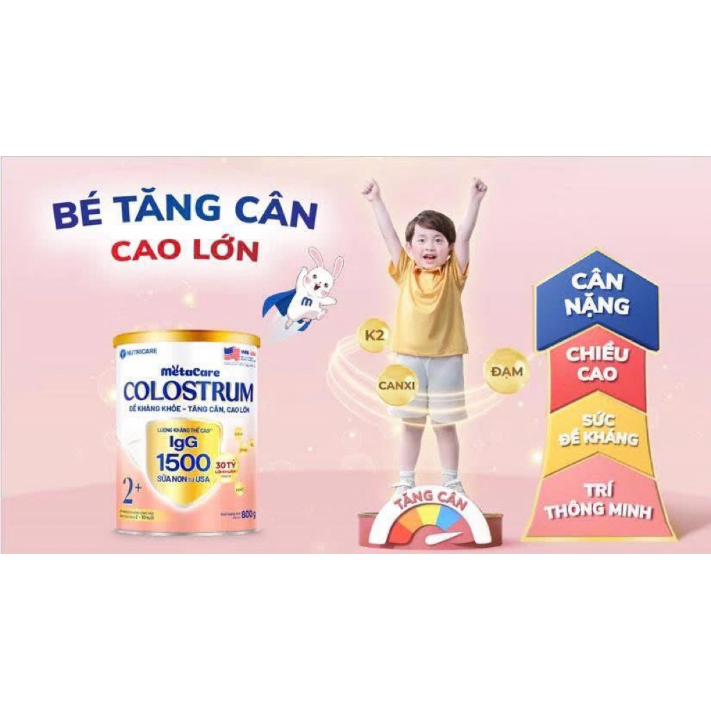 {Hot} Sữa Metacare Colostrum 0-1-2 800g cho bé