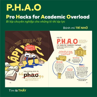 Bộ sách P.H.A.O (Pro Hacks for Academic Overload) ôn lí thuyết tốt nghiệp THPT | WinBook