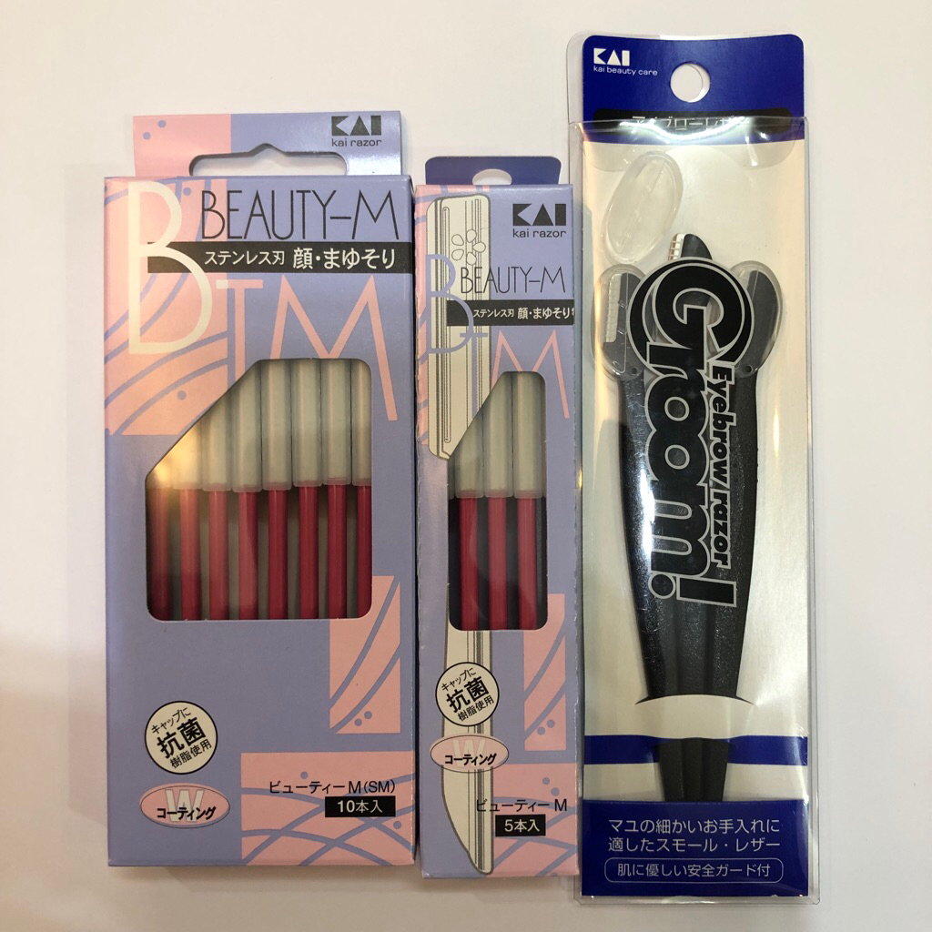Set 5 dao cạo lông mày KAI Nhật Bản