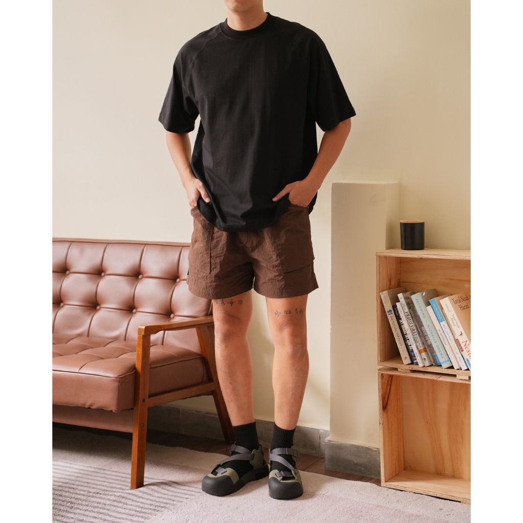 Áo Thun Basic Raglan Oversized Mems Solid 100% Cotton Unisex | BigBuy360 - bigbuy360.vn