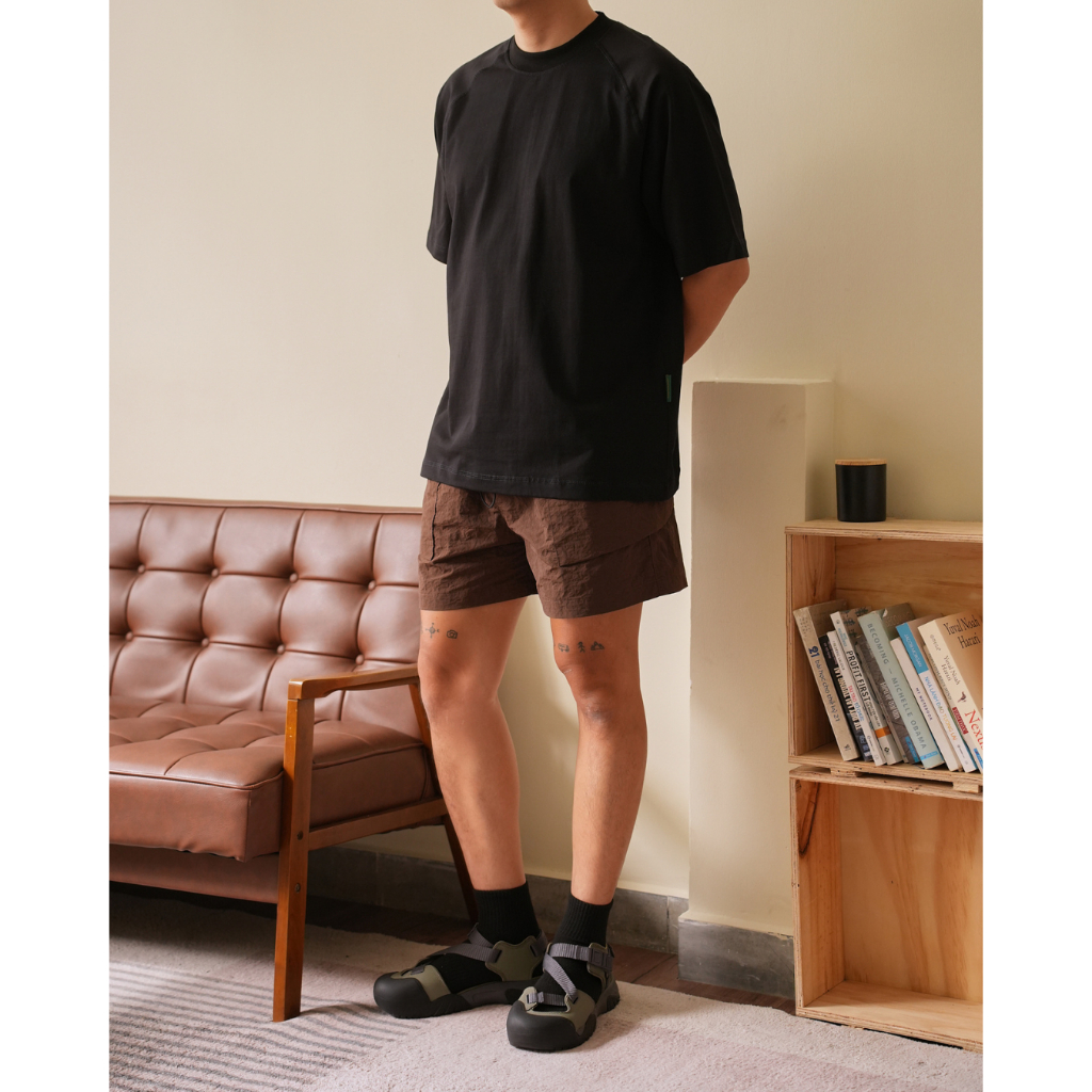 Áo Thun Basic Raglan Oversized Mems Solid 100% Cotton Unisex | BigBuy360 - bigbuy360.vn