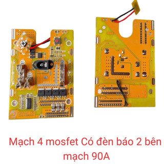 Mạch led sườn 5s90a chân m21 cho vỏ pin 18650 loại vỏ led sườn chân pin phổ thông