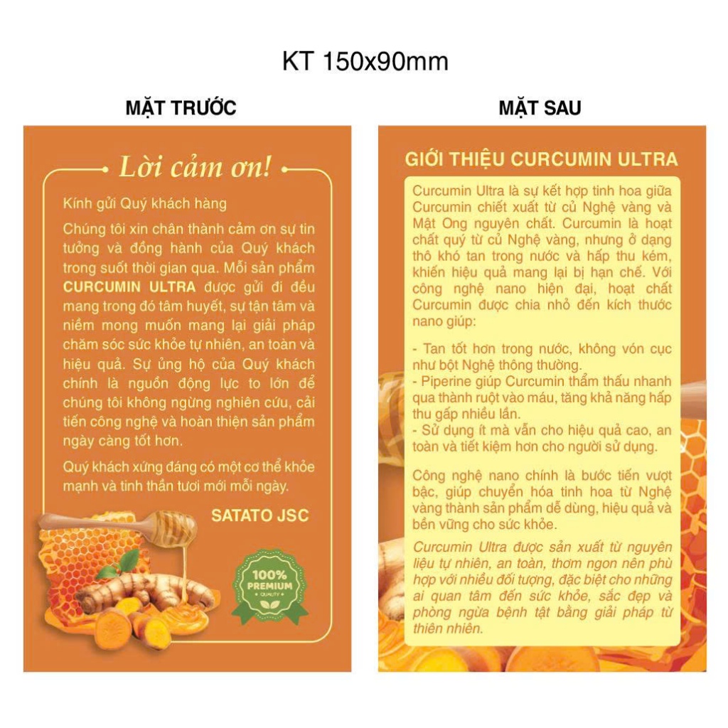M01_ Cao Nghệ Curcumin Ultra With Honey Hộp 400g Người Lớn
