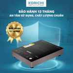 Bếp Từ Đơn KORICHI KRC-3808 Công Suất 2200W Mặt Kính Chịu Nhiệt, Cảm Ứng LED 4 Số Hiện Thị, Hẹn Giờ Khóa An Toàn — ảnh 8
