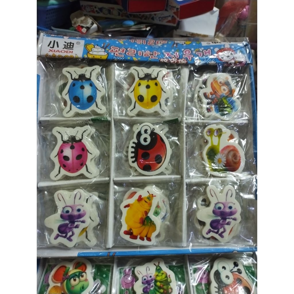 Set 2 viên Gôm tẩy chì hình động vật nhiều mẫu