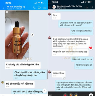 [Hot] Thay Da Sinh Học Peel Serum Baby Milk 10ml - Hàng Hiệu Cao Thiên Nhi