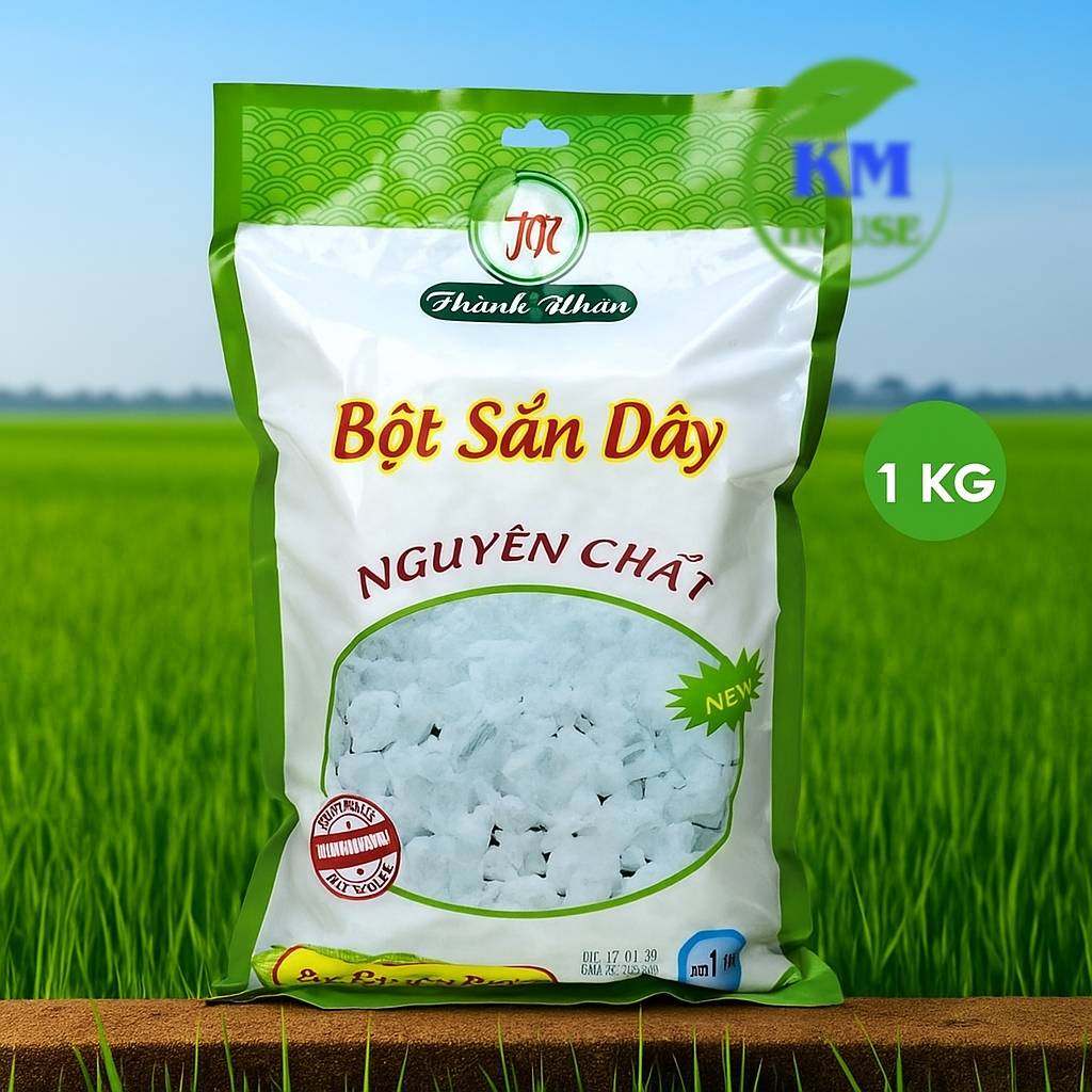 Bột sắn dây nguyên chất 100% Hải Dương, Ocop 3 sao, an toàn, sạch sẽ không chất bảo quản