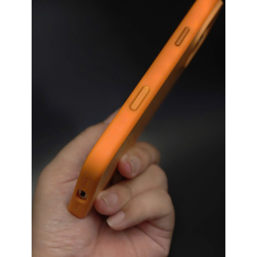 ỐP LIKGUS AI GLAZE MAG – Có nút Camera control chống vân hỗ trợ sạc IPhone 17Promax 17Pro 16Promax