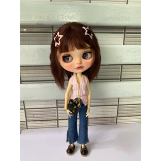 Set áo yếm kèm quần jean size blythe,xinyi