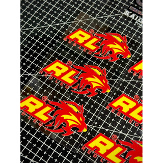 Tem Sticker DTF V2 Red Leo Việt Nam, Đỏ Vàng Size 6Cm |SGDC - 1 Cái/Cặp|