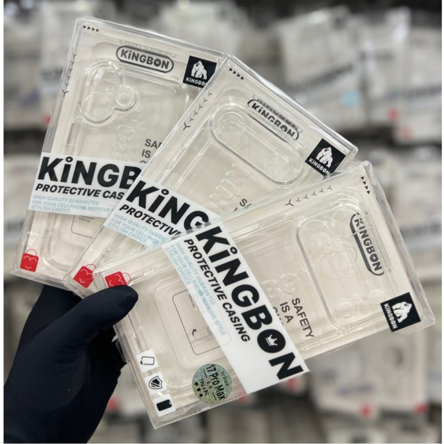 Ốp Lưng iPhone Meka Viền Dẻo Có Bảo Vệ Camera Chính Hãng KiNGBON cho iPhone 12 đến 17 pro max