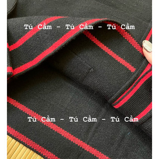 SET TWEED LEN XÙ CARDIGAN LILY ROSE JACKET TI NGOAN - ĐEN