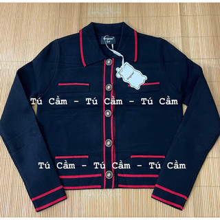 SET TWEED LEN XÙ CARDIGAN LILY ROSE JACKET TI NGOAN - ĐEN