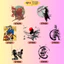 Bộ Hình In, Ủi Nhiệt Samurai 01 - CP8 PET Sticker