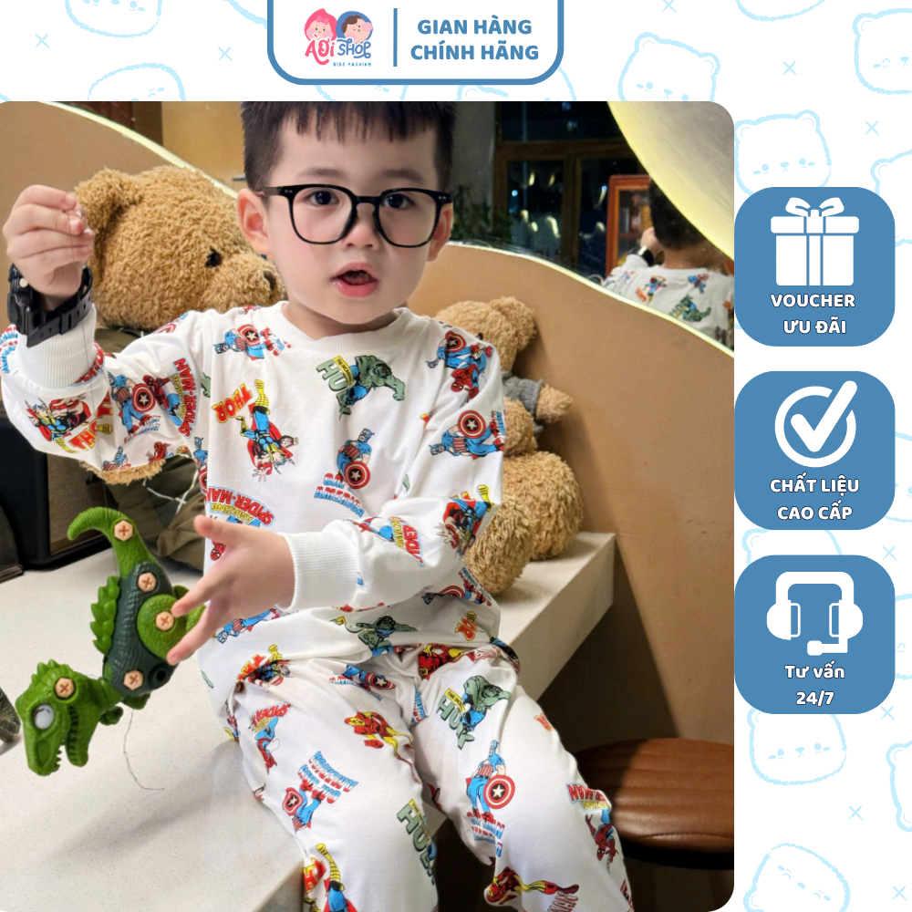 [À ƠI SHOP] Q15- set 2 bộ dài siêu nhân đen trắng - a100.274