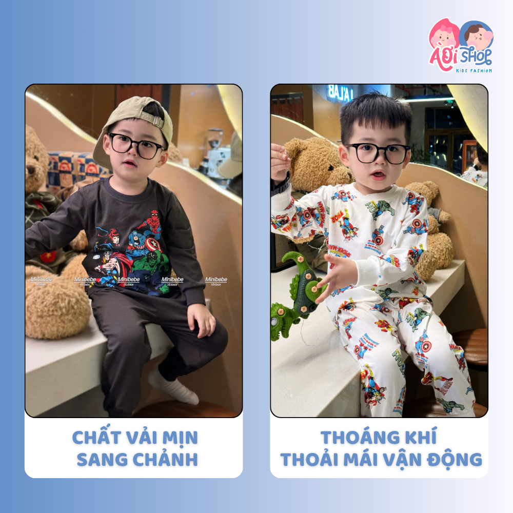 [À ƠI SHOP] Q15- set 2 bộ dài siêu nhân đen trắng - a100.274