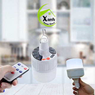 Bóng Đèn Tích Điện Siêu Sáng Có Điều Khiển GD141 - Bóng Led Tích Điện Bấm Nút Độ Sáng Cao Tiết Kiệm Năng Lượng GD142