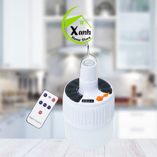 Bóng Đèn Tích Điện Siêu Sáng Có Điều Khiển GD141 - Bóng Led Tích Điện Bấm Nút Độ Sáng Cao Tiết Kiệm Năng Lượng GD142