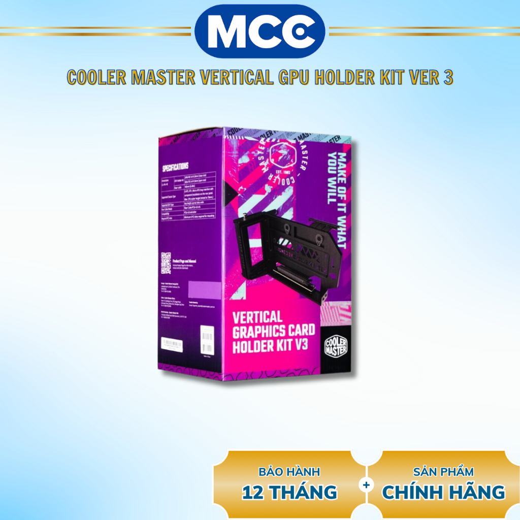 Bộ Dựng VGA Cooler Master Vertical Graphics Card Holder Kit V2