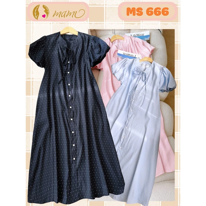 Đầm váy bầu công sở MAMI MS90 đi làm đi chơi thiết kế cho mẹ bầu đi làm đi chơi đẹp sang