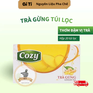 Trà Túi lọc Gừng Cozy | Cozy Trà Gừng (2g x 20 gói/hộp)