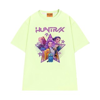 Áo Thun Phim Netflix Kpop Demon Hunter Nhóm Nhạc Huntrix Vải Cotton 75 Thoáng Mát NGỔ TEE