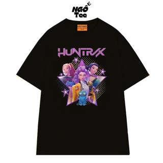 Áo Thun Phim Netflix Kpop Demon Hunter Nhóm Nhạc Huntrix Vải Cotton 75 Thoáng Mát NGỔ TEE