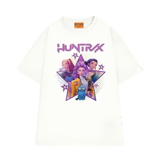 Áo Thun Phim Netflix Kpop Demon Hunter Nhóm Nhạc Huntrix Vải Cotton 75 Thoáng Mát NGỔ TEE