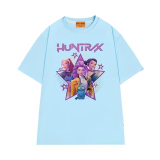 Áo Thun Phim Netflix Kpop Demon Hunter Nhóm Nhạc Huntrix Vải Cotton 75 Thoáng Mát NGỔ TEE