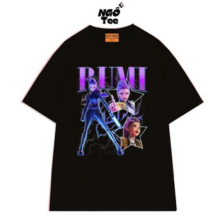 Áo Thun Kpop Demon Hunter Nhân Vật Rumi Dễ Thương Vải Cotton 75 Mềm Mịn NGỐ TEE