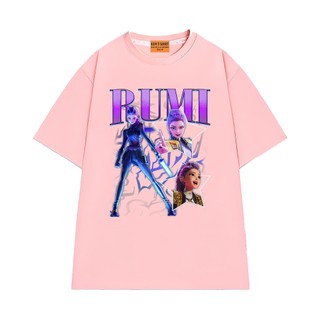 Áo Thun Kpop Demon Hunter Nhân Vật Rumi Dễ Thương Vải Cotton 75 Mềm Mịn NGỐ TEE