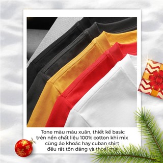 [HOT] Áo Thun Trơn Nam Đẹp 100% Cotton Lụa Loại 1 Co Giãn 4 Chiều, Siêu Mềm Mát, Unisex – Cổ Tròn Basic, Có Big Size