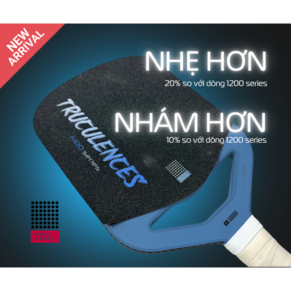 PHỤ KIỆN BỘ DÁN MẶT VỢT PICKLEBALL | PHỤC HỒI ĐỘ NHÁM, TĂNG ĐỘ XOÁY | 1400 series