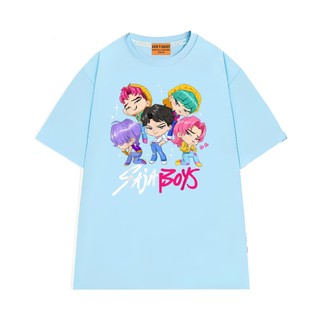 Áo Thun Nhóm Nhạc Nam Virtual Saja Boys Phim Netflix Chất Vải Cotton 75 Thoáng Mát NGỐ TEE